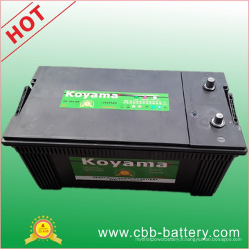 Batterie de voiture haute qualité de 200 à 12V Koyama Batterie scellée Mf Auto